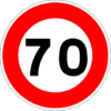 panneau-vitesse-70