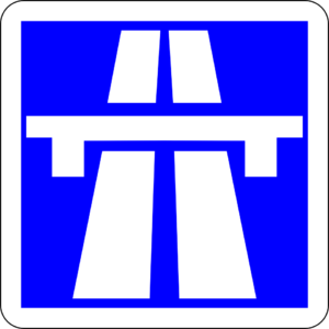 Entrée d'autoroute.